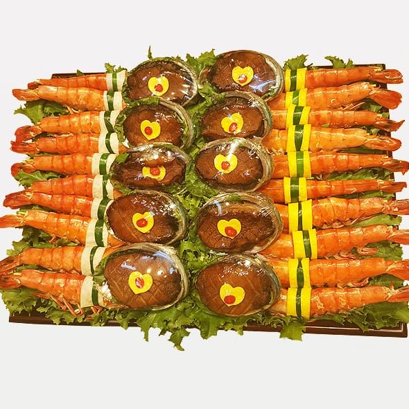 전복,대하찜